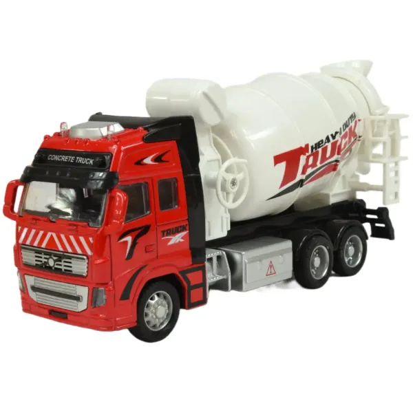 Auto in lega: Camion betoniere con ruote a sbalzo con luce e suono in due varianti 19cm 1pz immagine 2