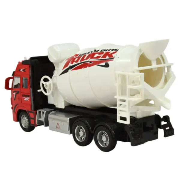 Auto in lega: Camion betoniere con ruote a sbalzo con luce e suono in due varianti 19cm 1pz immagine 4