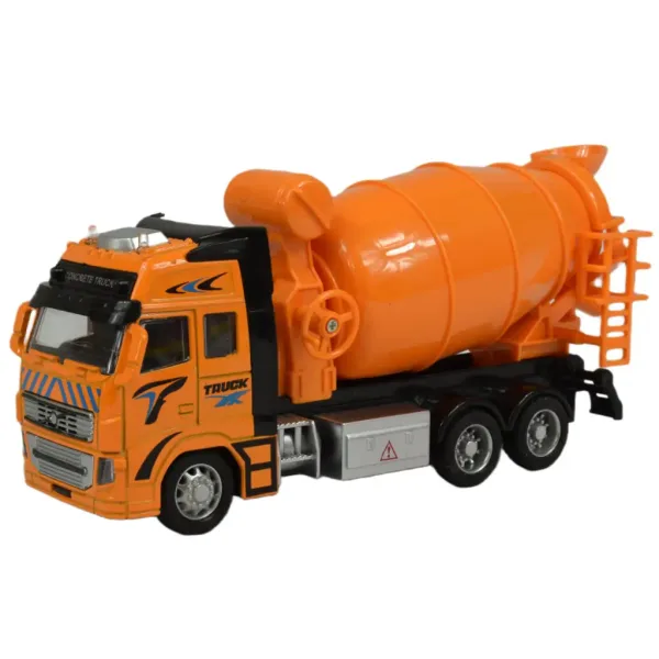 Auto in lega: Camion betoniere con ruote a sbalzo con luce e suono in due varianti 19cm 1pz immagine 7