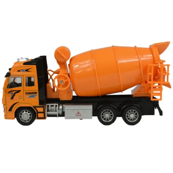 Auto in lega: Camion betoniere con ruote a sbalzo con luce e suono in due varianti 19cm 1pz immagine 8