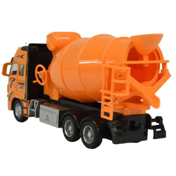 Auto in lega: Camion betoniere con ruote a sbalzo con luce e suono in due varianti 19cm 1pz immagine 9