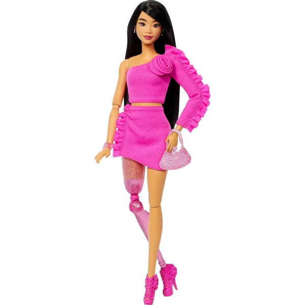 Barbie: Amiche alla moda - Bambola dai capelli neri - Mattel immagine 2