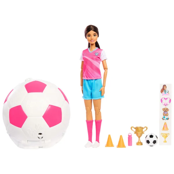 Barbie Carriera Straordinaria Bambola - Calciatore - Mattel immagine 2
