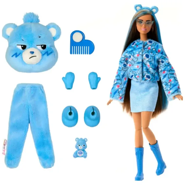 Barbie: Cutie Reveal sorpresa bambola Orsetti Coccolosi - Morcika Orso - Mattel immagine 2