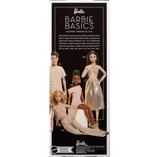 Barbie: Signature Basics Neutral Collection 07 bambola da collezione 32 cm - Mattel immagine 5