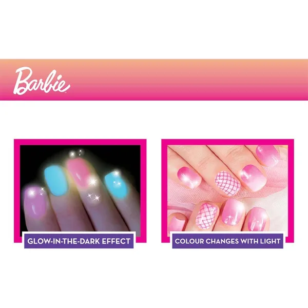 Barbie Studio magico per unghie cambia-colore - Lisciani immagine 3