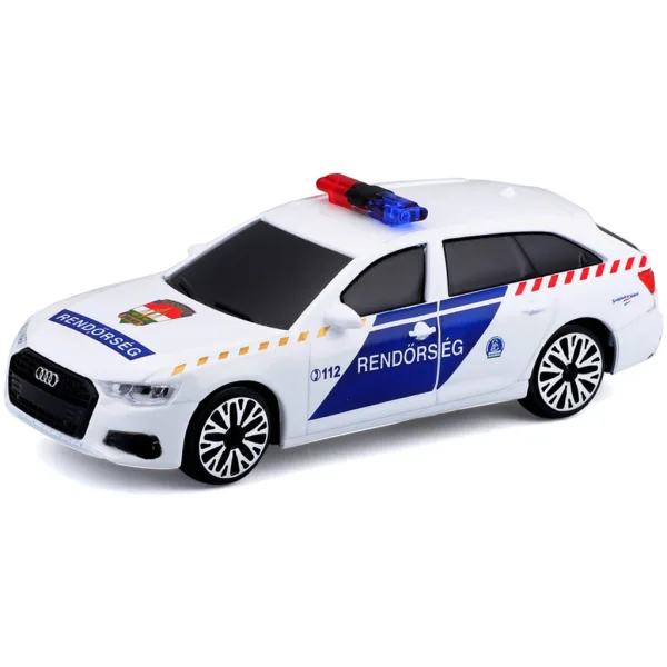 Bburago: Audi A6 sirena auto della polizia ungherese 1/43 immagine 2