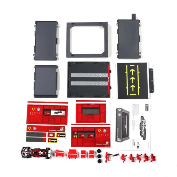 Bburago: Auto da corsa F1 - Ferrari SF-25 Pit / Charles Leclerc 1/43 immagine 3