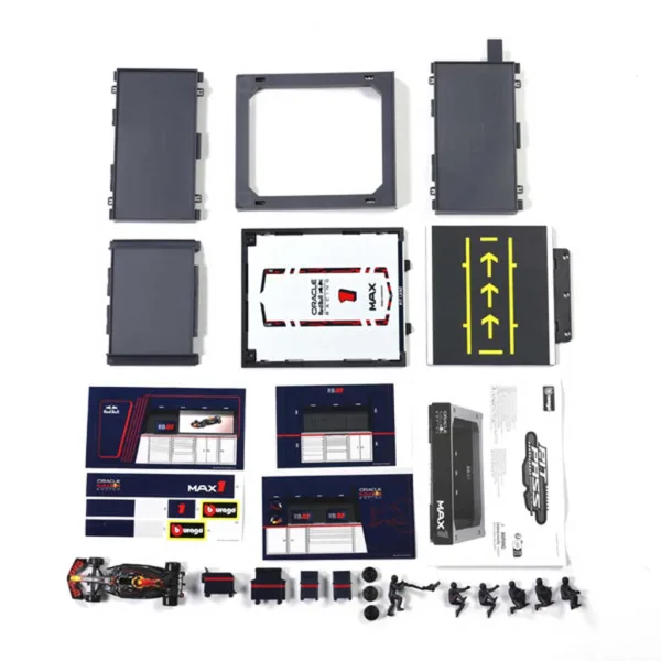 Bburago: Auto da corsa F1 - Red Bull RB21 Pit / Max Verstappen 1/43 immagine 3