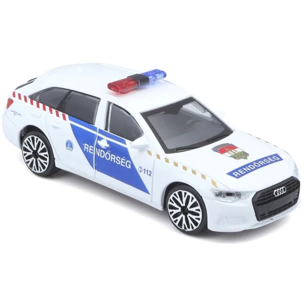 Bburago: Auto della Polizia Ungherese Audi A6 Avant 1:43 immagine 2