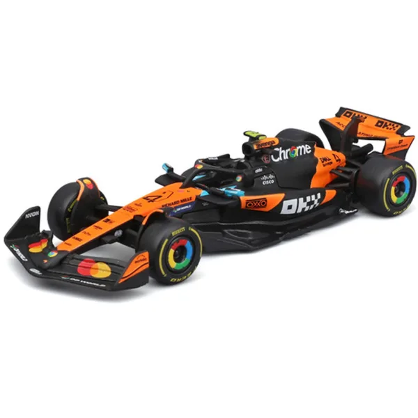Bburago: McLaren MCL39 F1 (2025) auto da corsa modello in metallo 1/43 (Lando Norris #4) immagine 2