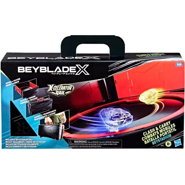 Beyblade X: Beystadium Clash & Carry arena da combattimento portatile – Hasbro immagine 2