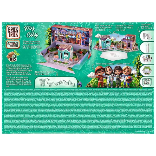 Brick Trick costruiamo con i mattoncini: Il mio città Clinica veterinaria 50 pezzi gioco di costruzione - Trefl immagine 3