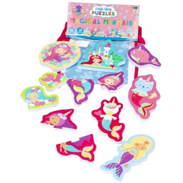 Buddy & Barney Gioco da Bagno puzzle - Sirene Magiche immagine 2