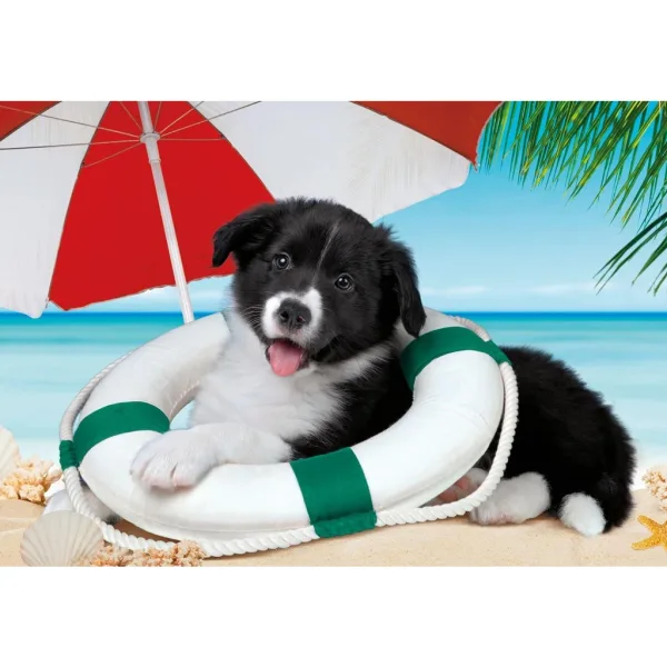 Cagnolino da sole puzzle Super Color 104 pezzi - Clementoni immagine 2