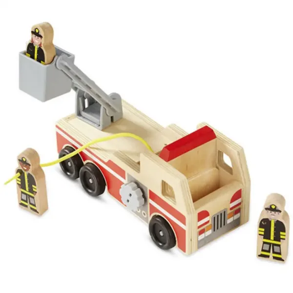 Auto dei pompieri a scala in legno - Melissa & Doug immagine 2