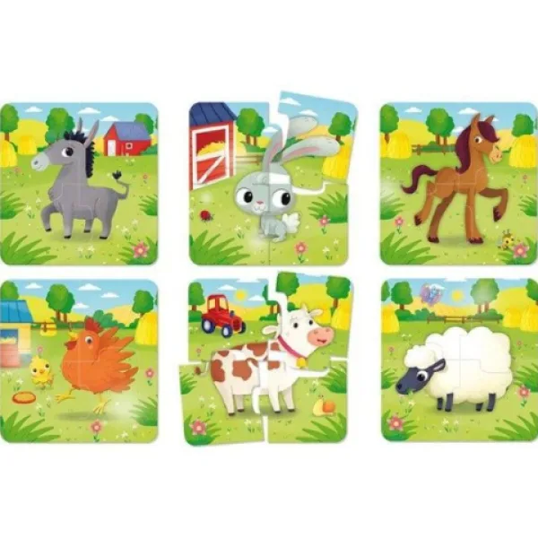 Carotina Baby: Puzzle degli animali della fattoria immagine 2