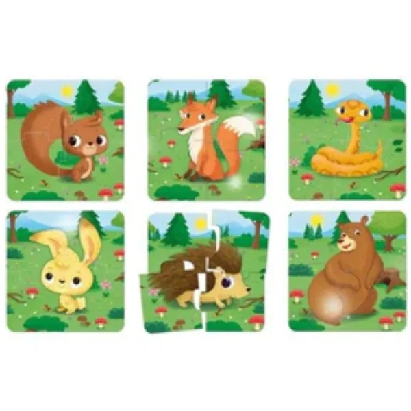 Carotina Baby: Puzzle degli animali della foresta immagine 2