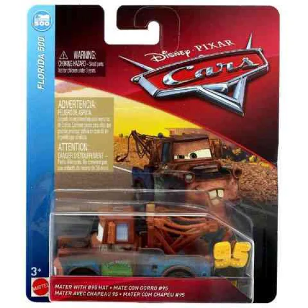 Cars 3: Macchine con decorazione 95 carattere auto in miniatura 1/55 - Mattel immagine 1