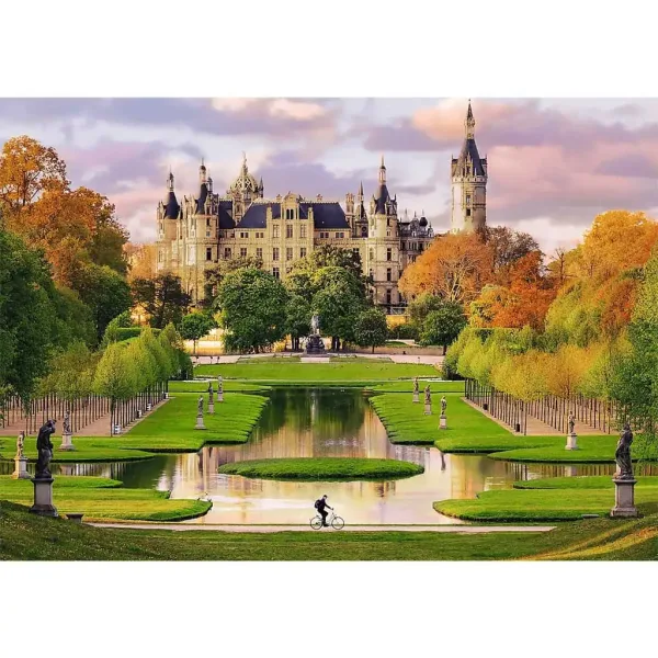Castello di Schwerin, Germania puzzle premium da 1000 pezzi - Trefl immagine 2