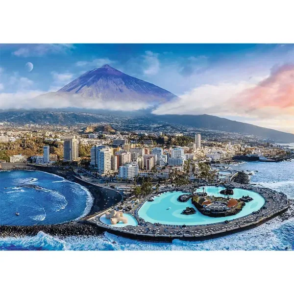 Città di Tenerife, Spagna puzzle HQ da 1000 pezzi - Trefl immagine 2