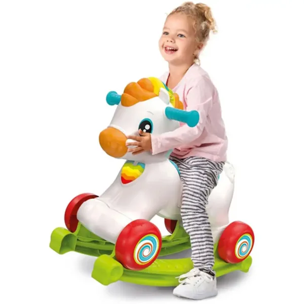 Clementoni Baby: altalena interattiva 3 in 1 pony immagine 2