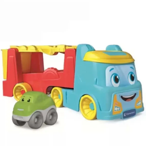Clementoni Baby: Veicolo trasportatore di auto colorato 2 in 1 immagine 3