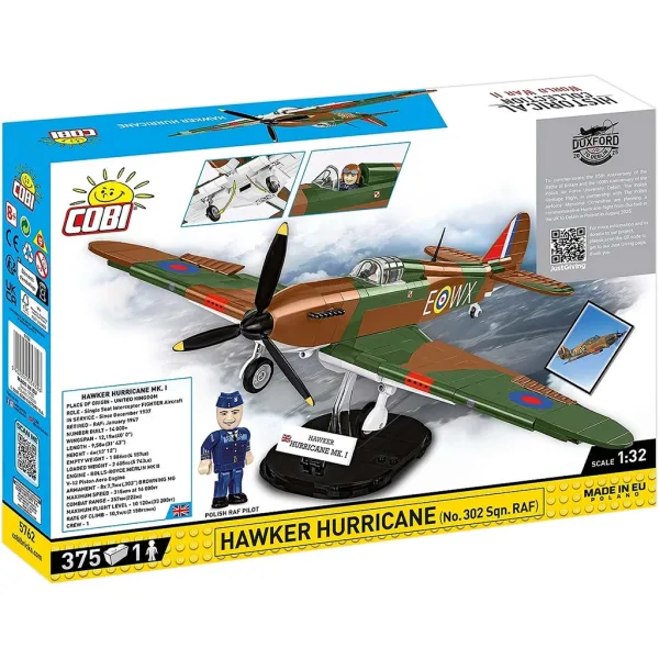 COBI: Gioco di costruzione aereo Hawker Hurricane (5762) immagine 7