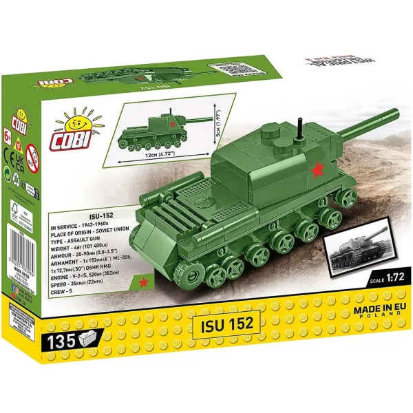 COBI: Gioco di costruzione carro armato ISU-152 (3096) immagine 4