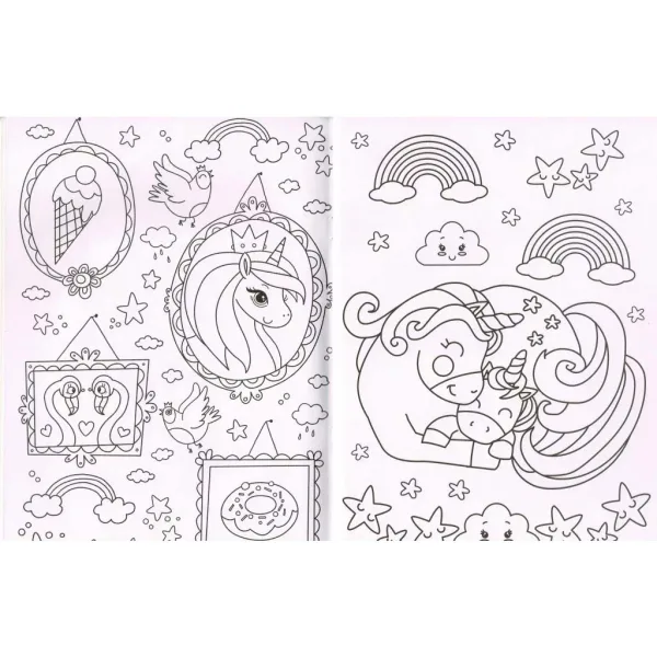 Colora con i diamanti - Unicorni immagine 3