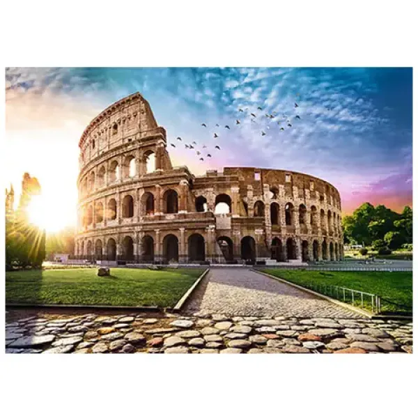 Puzzle 1000 pezzi Colosseo soleggiato, Roma - Trefl immagine 2