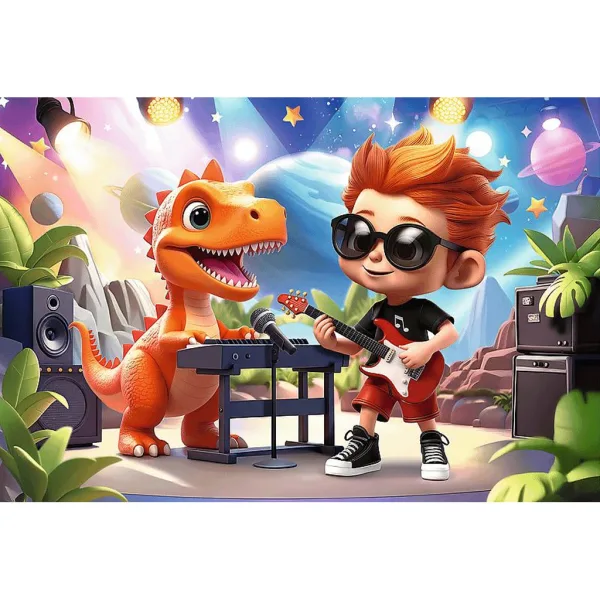 Connect Joe puzzle da 70 pezzi con figura e 6 mattoncini - Trefl immagine 2