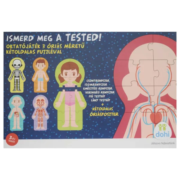 Scopri il tuo corpo gioco educativo - D-Toys immagine 1