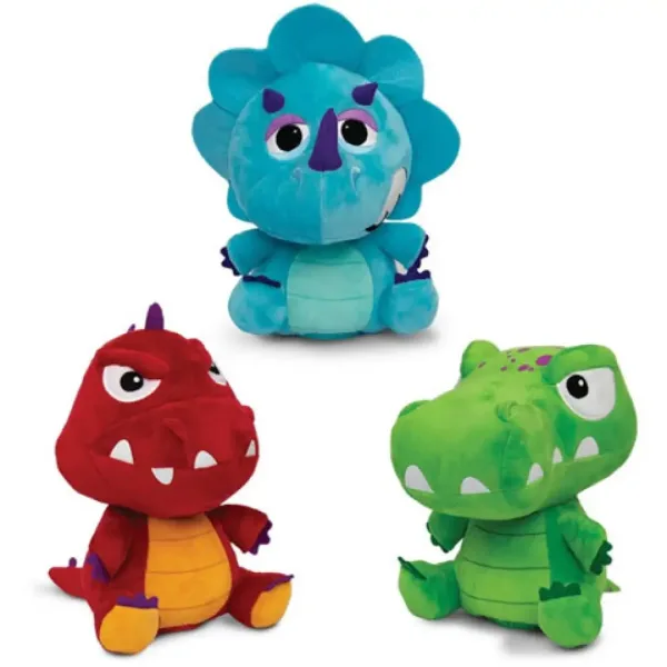 Crackin Eggs Jurassic Friends peluche dinosauro in tre varianti immagine 3