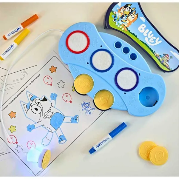 Crayola: Color Wonder Bluey Set di timbri magici luminosi immagine 2