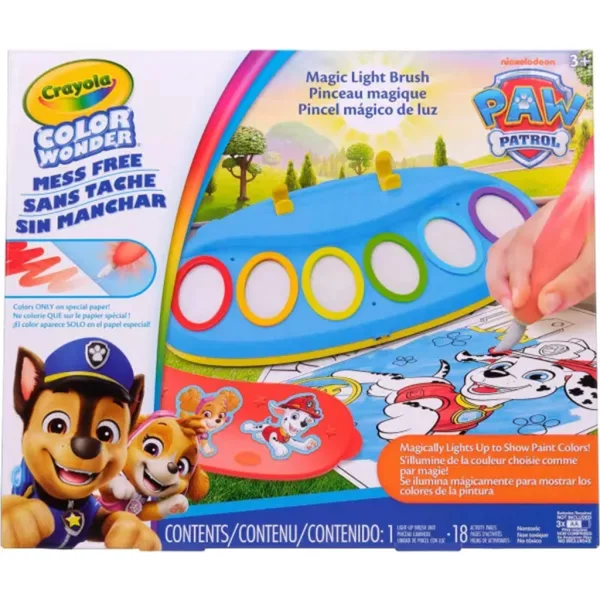 Crayola: Color Wonder Set di pittura magico con pennello luminoso - Paw Patrol immagine 2