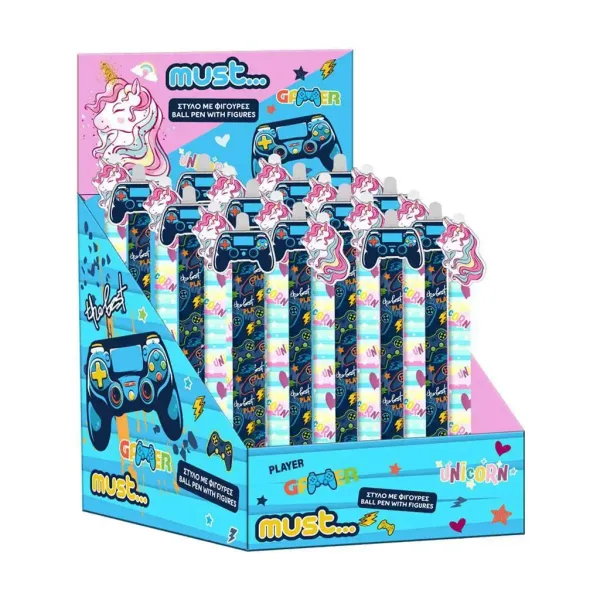 Must: Penna a sfera Unicorno o Gamer immagine 1