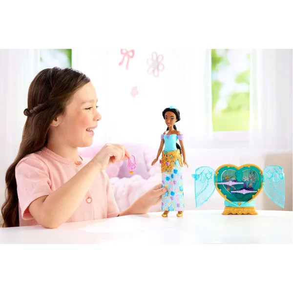 Disney Principesse - Bambola Sorprendente Senza Cuore - Jasmine - Mattel immagine 2
