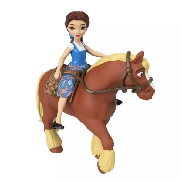 Disney Principesse: Mini Belle principessa maneggio reale - Mattel immagine 2