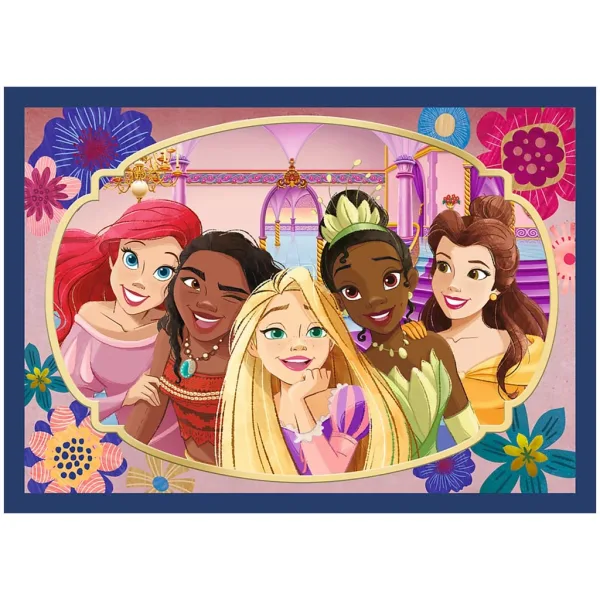 Disney Principesse - puzzle 4 in 1 da 4 x 88 pezzi - Trefl immagine 2