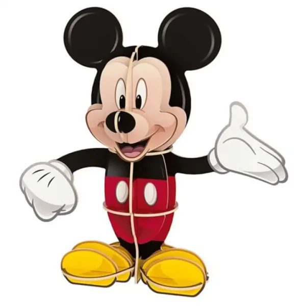 Disney: Puzzle di Topolino da 104 pezzi + modello 3D di Topolino - Clementoni immagine 2