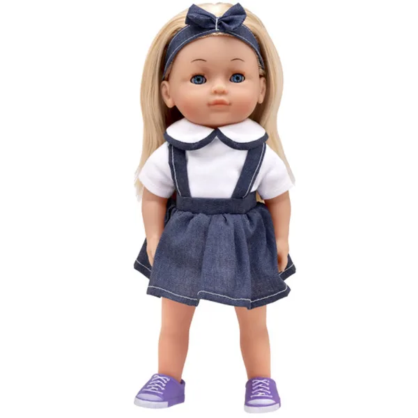 Dolls World: Charlotte bambola parlante in un vestito di jeans immagine 3
