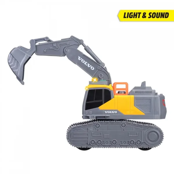 Escavatore Volvo con effetti di luce e suono 23cm - Dickie Toys immagine 4