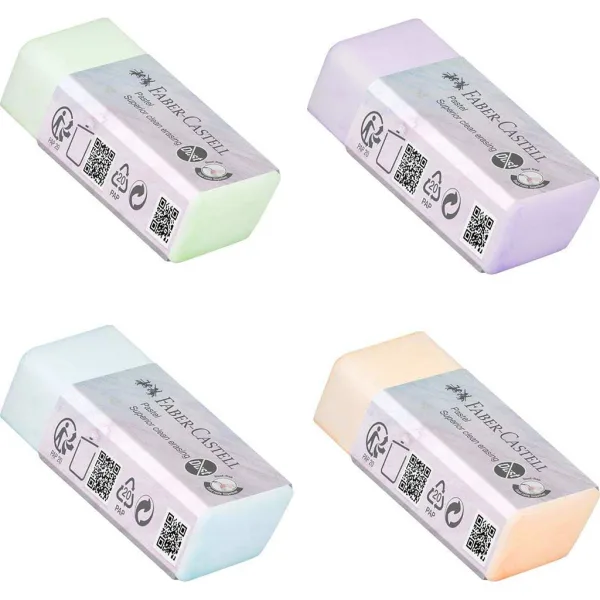 Faber-Castell: Gomma senza segatura in colori pastello 1pz immagine 1