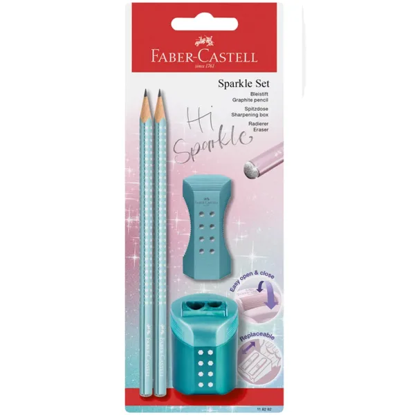 Faber-Castell: SPARKLE set di cancelleria da 4 pezzi in diverse varianti 1 pezzo immagine 2