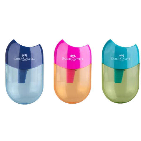 Faber-Castell: Temperamatite con serbatoio colori alla moda assortiti 1pz immagine 1
