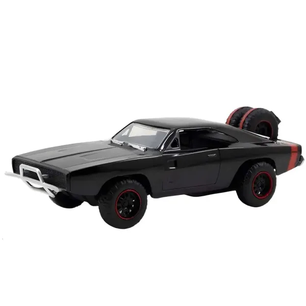 Fast & Furious: Dom Toretto Dodge Charger R/T 1970 & Dodge Charger Widebody 1968 auto in metallo 2 pezzi confezione scala 1/32 13cm - Jada Toys immagine 3