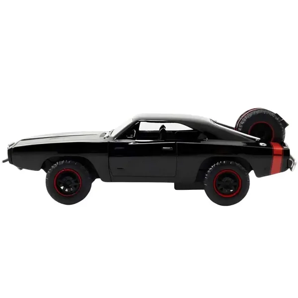 Fast & Furious: Dom Toretto Dodge Charger R/T 1970 & Dodge Charger Widebody 1968 auto in metallo 2 pezzi confezione scala 1/32 13cm - Jada Toys immagine 5