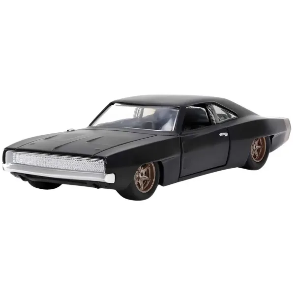 Fast & Furious: Dom Toretto Dodge Charger R/T 1970 & Dodge Charger Widebody 1968 auto in metallo 2 pezzi confezione scala 1/32 13cm - Jada Toys immagine 6