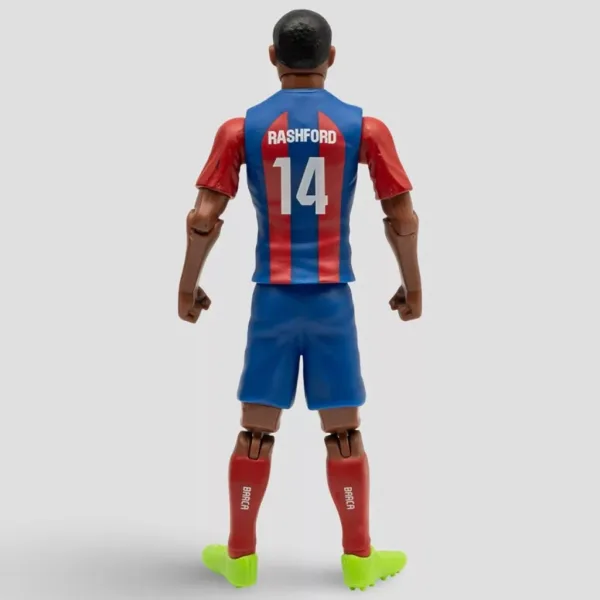 Figura d'azione calciatore, 20 cm - FC Barcelona, Rashford con maglia 14 immagine 3